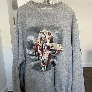 2001 St. Louis Rams Lee Sport Crewneck